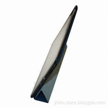 Slim Stand Leather Case for New iPad with Super Artificial, Magnetic to Faster Close Four Folds